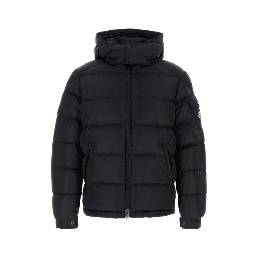 Moncler Men Navy Blue Nylon Maya Down Jacket